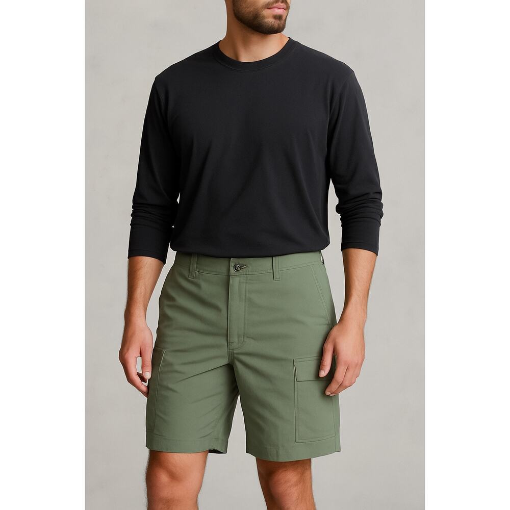 Patagonia Men’s Cargo Shorts Sage Green Nylon Blend Size 34